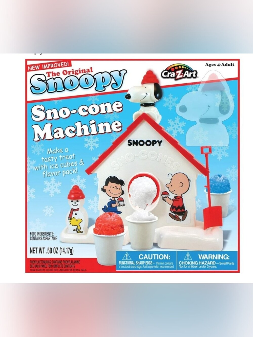 The Original Snoopy Sno-Cone Machine by Cra-Z-Art NEW